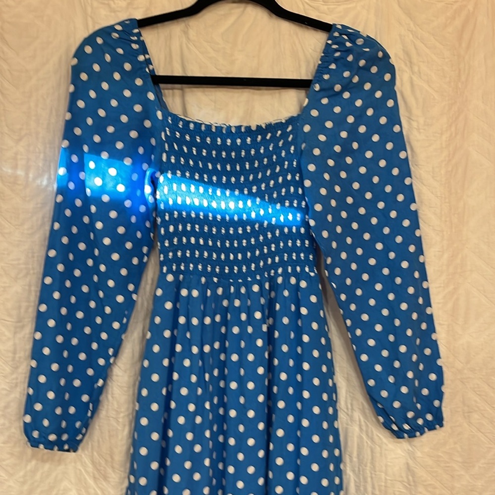 NWT Anthropologie Dolan Left Coast Smocked Midi Dress - Picture 5 of 12